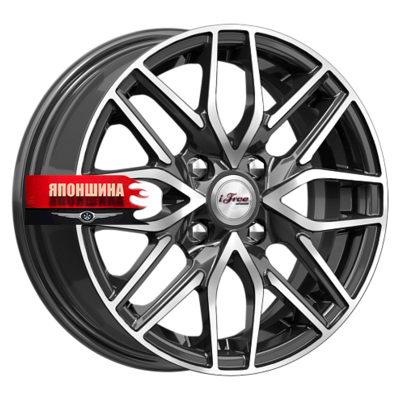 Диск литой IFREE КАЙКОС 5,5J14 PCD4*100 ET40 DIA60,1 БЛЭК ДЖЕК (WHS512264)