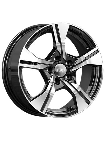 Диск литой K&K КС1053 6,5J16 PCD5*114,3 ET35 DIA60,1 алмаз черный (26957)