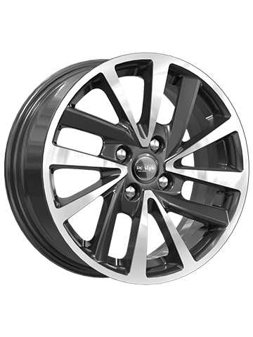 Диск литой K&K КС899 6J15 PCD4*100 ET36 DIA60,1 алмаз черный (24805)