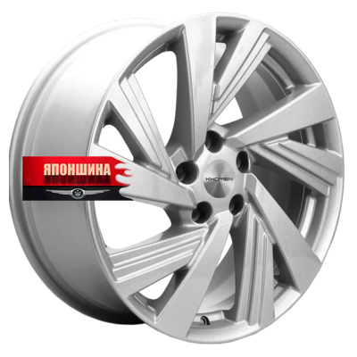 Диск литой KHOMEN WHEELS KHW1801 7,5J18 PCD5*114,3 ET50 DIA66,1 F-SILVER (WHS498480)
