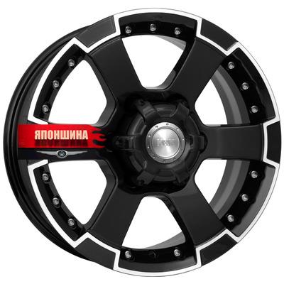 Диск литой K&K M56-ОРИГИНАЛ 7J16 PCD6*139,7 ET38 DIA67,1 АЛМАЗ ЧЕРНЫЙ (WHS069217)