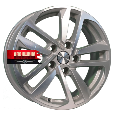 Диск литой KHOMEN WHEELS KHW1612 6,5J16 PCD5*114,3 ET41 DIA67,1 F-SILVER-FP (WHS507326)