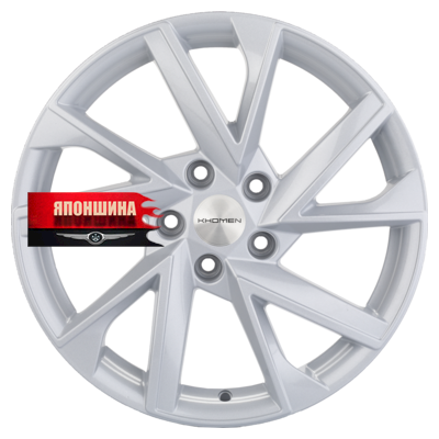 Диск литой KHOMEN WHEELS KHW1714 7J17 PCD5*114,3 ET45 DIA67,1 F-SILVER (WHS498402)