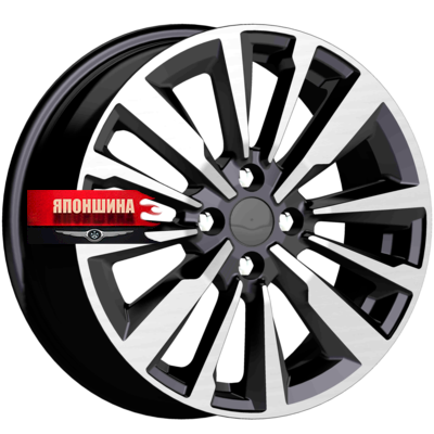 Диск литой K&K ЭРМАН 6,5J16 PCD4*100 ET37 DIA60,1 АЛМАЗ ЧЕРНЫЙ (WHS517855)