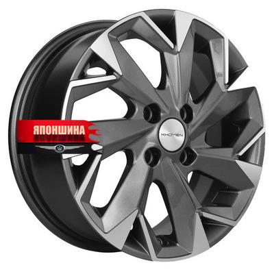 Диск литой KHOMEN WHEELS KHW1402 5,5J14 PCD4*98 ET35 DIA58,5 GRAY-FP (WHS512272)