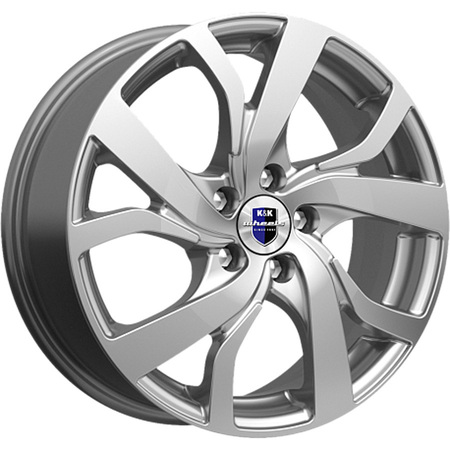 Диск литой K&K ПАЛЕРМО 6,5J16 PCD5*100 ET38 DIA67,1 DARK PLATINUM (1733240)