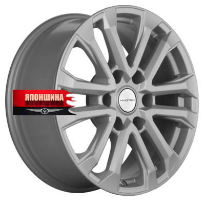 Диск литой KHOMEN WHEELS KHW1805 7,5J18 PCD6*139,7 ET25 DIA106,1 F-SILVER (WHS509478)
