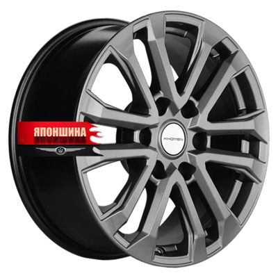 Диск литой KHOMEN WHEELS KHW1805 7,5J18 PCD6*139,7 ET42 DIA100,1 GRAY (WHS533358)