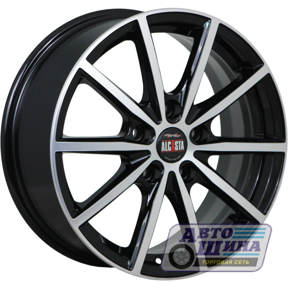 Диск литой ALCASTA M61 7J17 PCD5*114,3 ET39 DIA60,1 BKF (9345162)