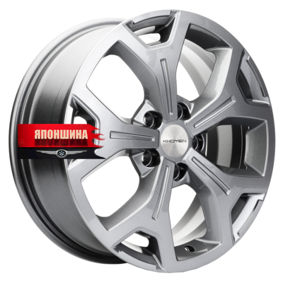 Диск литой KHOMEN WHEELS KHW1710 7J17 PCD5*108 ET43 DIA65,1 GRAY (WHS523316)