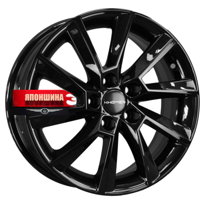 Диск литой KHOMEN WHEELS KHW1507 6J15 PCD5*100 ET38 DIA57,1 BLACK (WHS526916)