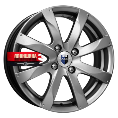 Диск литой K&K ДЖЕМИНИ-ОРИГИНАЛ 6J15 PCD4*100 ET37 DIA60,1 ДАРК ПЛАТИНУМ (WHS161493)