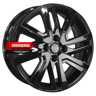 Диск литой KHOMEN WHEELS KHW1609 6J16 PCD4*100 ET41 DIA60,1 BLACK (WHS524978)