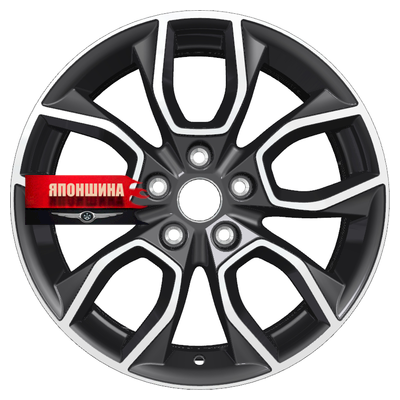 Диск литой KHOMEN WHEELS KHW1713 7J17 PCD5*114,3 ET51 DIA67,1 BLACK-FP (WHS498581)