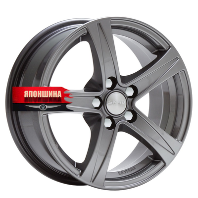 Диск литой СКАД SAKURA 6,5J15 PCD5*114,3 ET35 DIA67,1 ГРАФИТ (WHS218465)