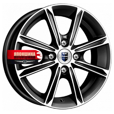 Диск литой K&K ФЛЭШ-ОРИГИНАЛ 5J14 PCD4*100 ET43 DIA60,1 АЛМАЗ ЧЕРНЫЙ (WHS510404)