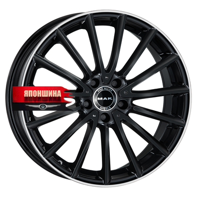 Диск литой MAK KOMET 8J18 PCD5*112 ET48 DIA66,6 GLOSS BLACK MIRROR RING (WHS500659)