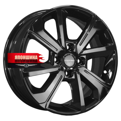 Диск литой KHOMEN WHEELS KHW1501 6J15 PCD4*98 ET36 DIA58,6 BLACK (WHS518604)
