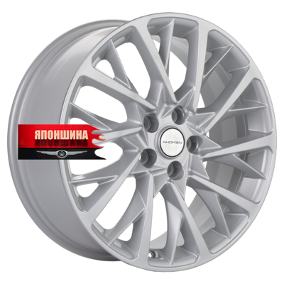 Диск литой KHOMEN WHEELS KHW1804 7,5J18 PCD5*108 ET40 DIA60,1 F-SILVER (WHS503770)