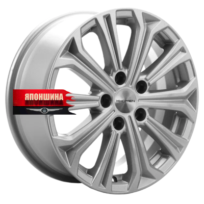 Диск литой KHOMEN WHEELS KHW1610 6,5J16 PCD5*112 ET46 DIA57,1 F-SILVER (WHS498461)