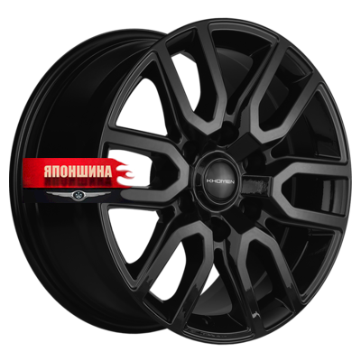 Диск литой KHOMEN WHEELS KHW1723 8J17 PCD6*139,7 ET46 DIA67,1 BLACK (WHS526697)