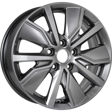 Диск литой K&K ГАМБИТ 6,5J16 PCD5*112 ET43 DIA57,1 DARK PLATINUM (7257158)