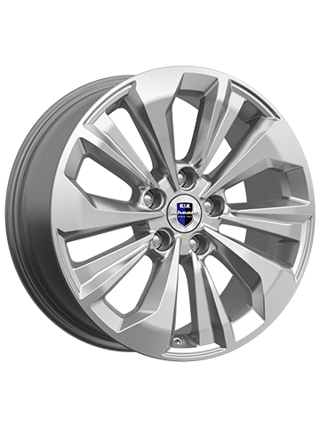 Диск литой K&K АВИОР 7J17 PCD5*114,3 ET45 DIA66,1 дарк платинум брайт (24455)
