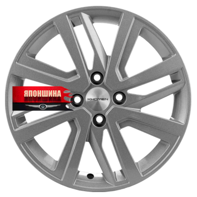 Диск литой KHOMEN WHEELS KHW1609 6J16 PCD4*100 ET41 DIA60,1 F-SILVER (WHS498453)