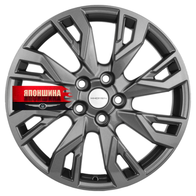 Диск литой KHOMEN WHEELS KHW1809 7J18 PCD5*114,3 ET40 DIA66,5 GRAY (WHS529257)