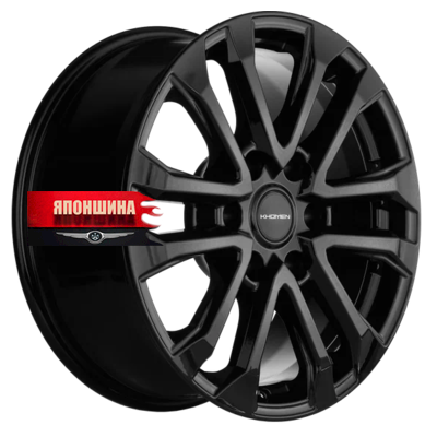 Диск литой KHOMEN WHEELS KHW1805 7,5J18 PCD6*139,7 ET30 DIA106,1 BLACK (WHS518436)