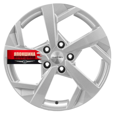Диск литой KHOMEN WHEELS KHW1712 7J17 PCD5*112 ET46 DIA66,6 F-SILVER (WHS498443)