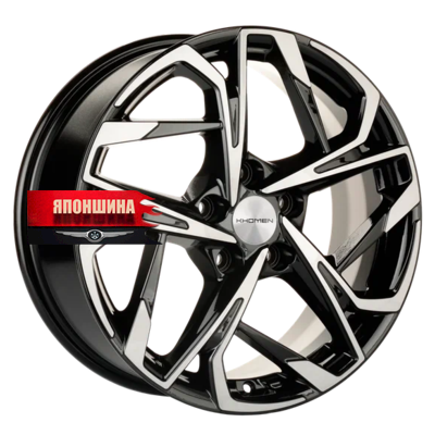 Диск литой KHOMEN WHEELS KHW1716 7J17 PCD5*108 ET40 DIA54,1 BLACK-FP (WHS516756)