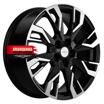 Диск литой KHOMEN WHEELS KHW1809 7J18 PCD5*112 ET43 DIA57,1 BLACK-FP (WHS511140)