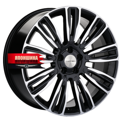 Диск литой KHOMEN WHEELS KHW2004 8,5J20 PCD5*114,3 ET48 DIA67,1 BLACK-FP (WHS500374)