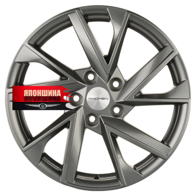 Диск литой KHOMEN WHEELS KHW1714 7J17 PCD5*112 ET40 DIA57,1 GRAY (WHS497962)