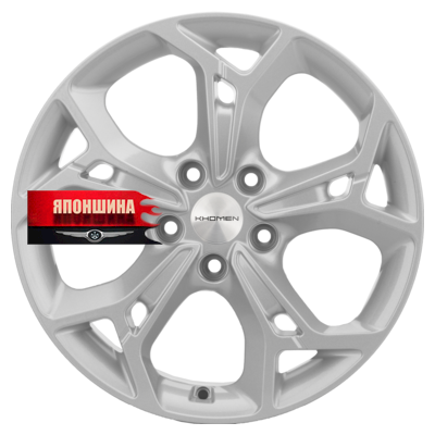 Диск литой KHOMEN WHEELS KHW1702 7J17 PCD5*114,3 ET37 DIA66,5 F-SILVER (WHS512203)