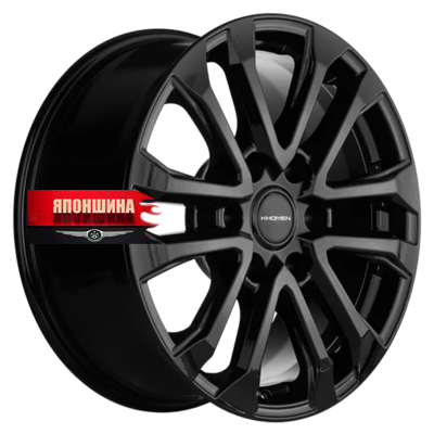 Диск литой KHOMEN WHEELS KHW1805 7,5J18 PCD6*139,7 ET25 DIA106,1 BLACK (WHS509062)