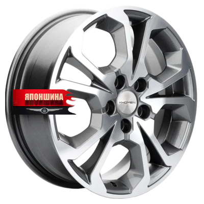 Диск литой KHOMEN WHEELS KHW1711 6,5J17 PCD5*108 ET33 DIA60,1 GRAY-FP (WHS507190)
