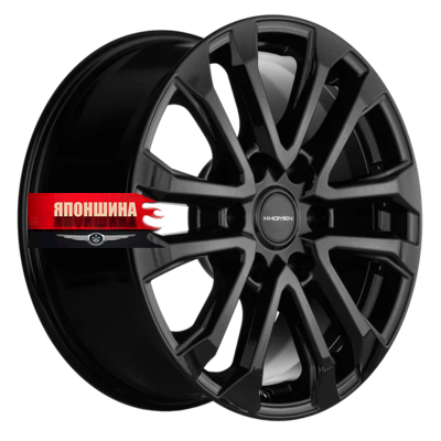 Диск литой KHOMEN WHEELS KHW1805 7,5J18 PCD6*139,7 ET42 DIA75,1 BLACK (WHS511426)