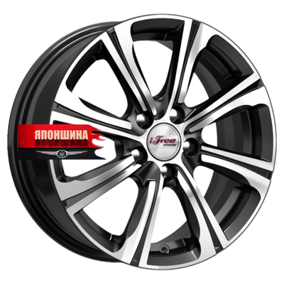 Диск литой IFREE АПЕРОЛЬ 6J15 PCD4*98 ET35 DIA58,5 БЛЭК ДЖЕК (WHS235472)