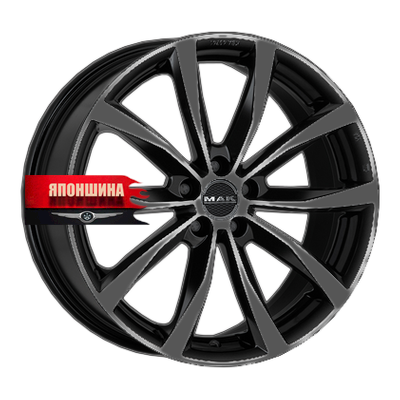 Диск литой MAK WOLF 6,5J16 PCD5*114,3 ET32 DIA76 GLOSS BLACK (WHS522697)