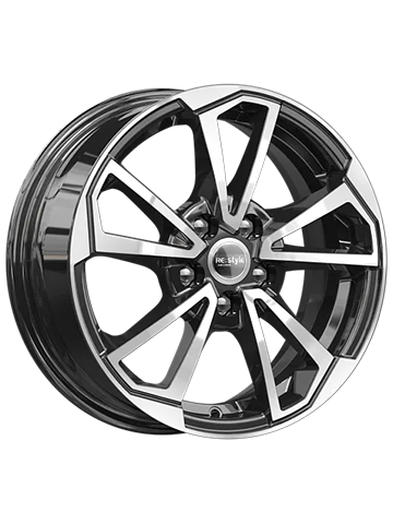 Диск литой K&K КС1005 6J15 PCD5*100 ET40 DIA57,1 алмаз черный (26241)