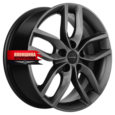 Диск литой KHOMEN WHEELS KHW1708 6,5J17 PCD5*114,3 ET40 DIA64,1 GRAY (WHS516552)