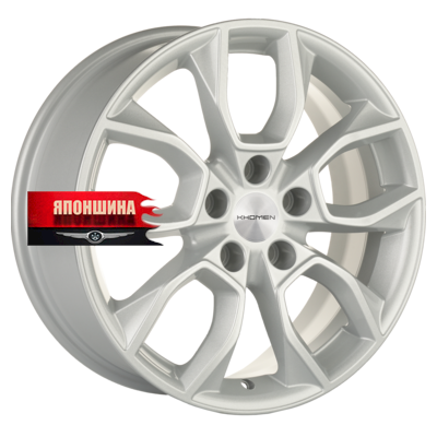 Диск литой KHOMEN WHEELS KHW1713 7J17 PCD5*114,3 ET45 DIA67,1 F-SILVER (WHS498383)