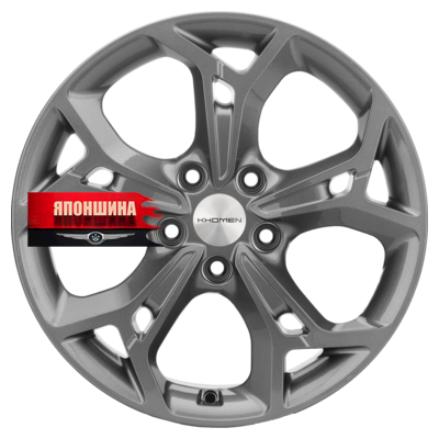 Диск литой KHOMEN WHEELS KHW1702 7J17 PCD5*112 ET40 DIA57,1 GRAY (WHS497906)