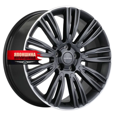 Диск литой KHOMEN WHEELS KHW2004 8,5J20 PCD5*108 ET45 DIA63,4 BLACK MATT MR (WHS501192)