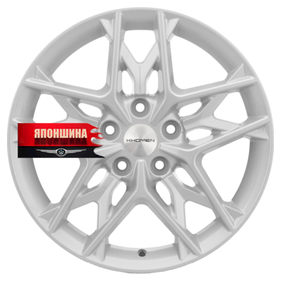Диск литой KHOMEN WHEELS KHW1709 7J17 PCD5*114,3 ET50 DIA67,1 F-SILVER (WHS498484)