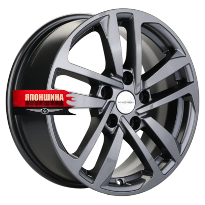 Диск литой KHOMEN WHEELS KHW1612 6,5J16 PCD5*108 ET50 DIA63,35 GRAY (WHS507324)