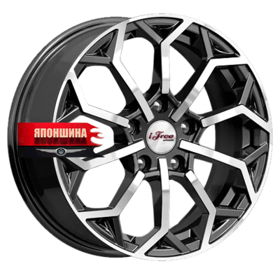 Диск литой IFREE СПЕЙС-НИДЛ 6,5J16 PCD5*100 ET38 DIA67,1 БЛЭК ДЖЕК (WHS516089)