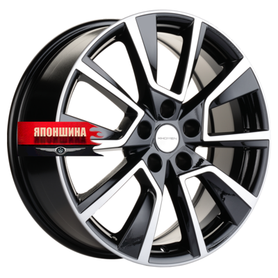 Диск литой KHOMEN WHEELS KHW1802 7J18 PCD5*108 ET33 DIA60,1 BLACK-FP (WHS524073)